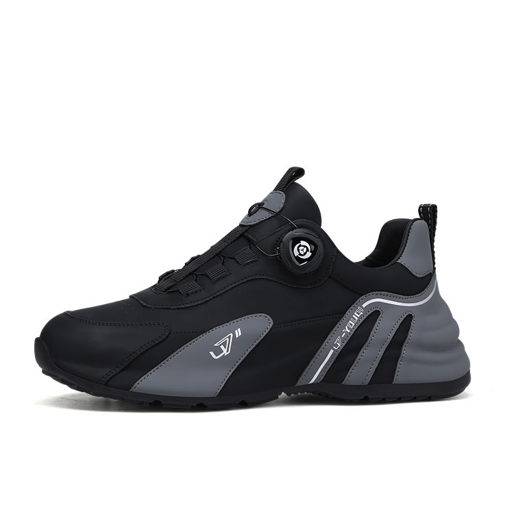 

U7 Низкие повседневные туфли мужские, черно-серого цвета