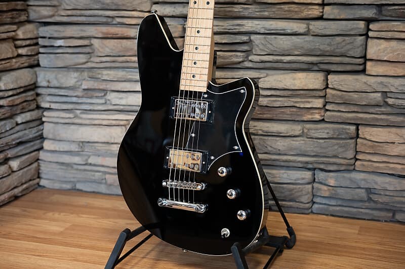 

Электрогитара 2023 Reverend Descent RA Baritone with Roasted Maple Neck in Midnight Black