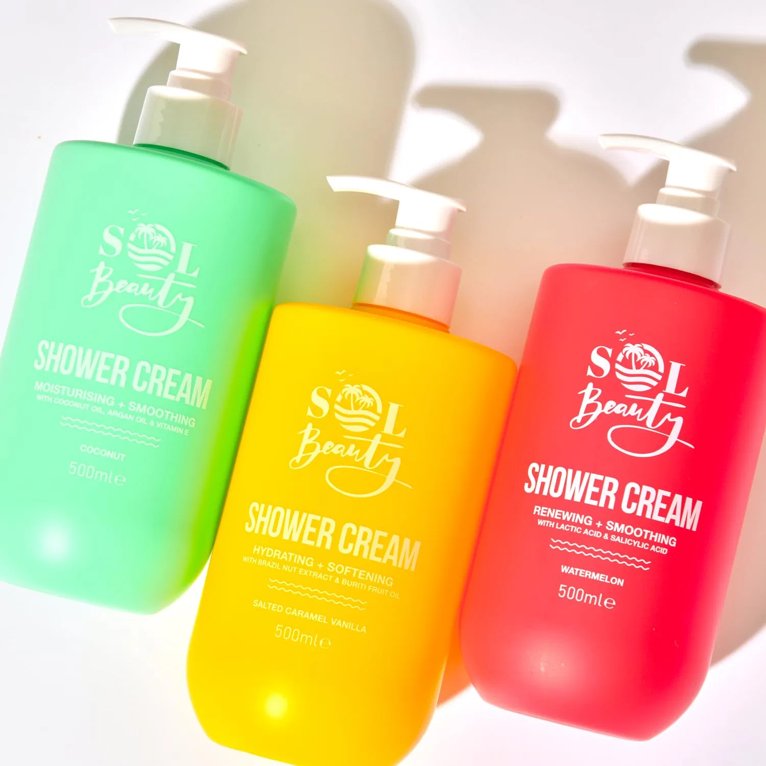 Крем-гель для душа Sol Beauty с ароматом арбуза, 2 x 500 мл Sol Beauty — фото 3