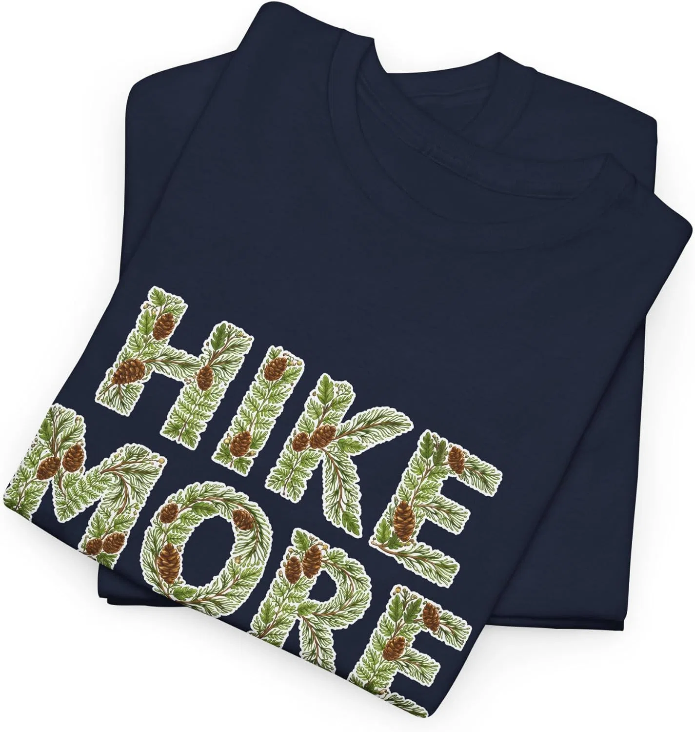 Футболка с принтом HIKE MORE, GENERIC, Navy — фото 4