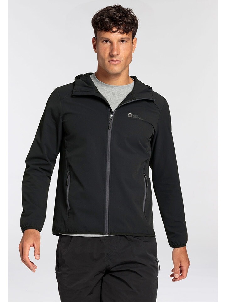 

Куртка софтшелл Jack Wolfskin Softshelljacke Rivental, черный