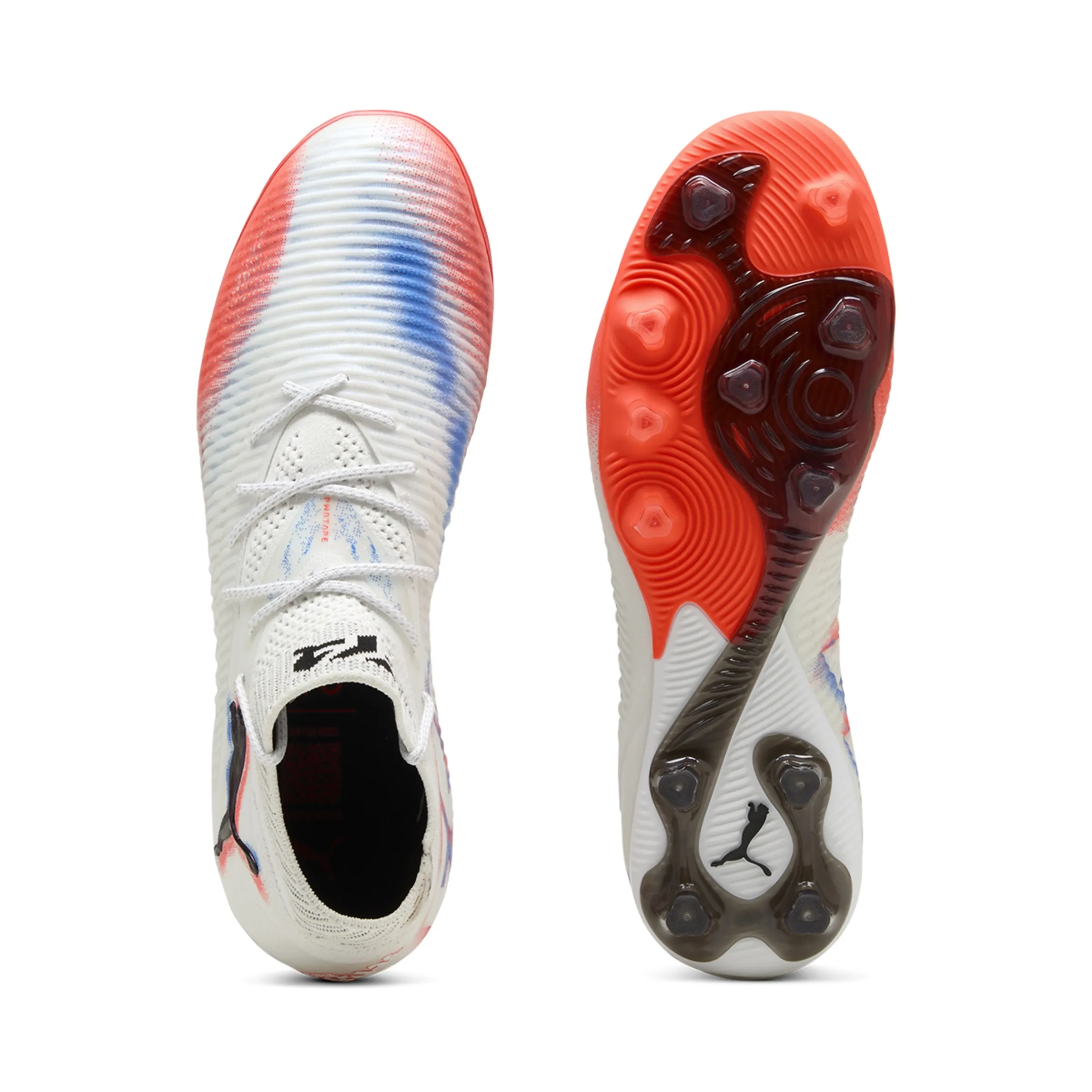 Футбольные бутсы мужские FUTURE 8 ULTIMATE AG Puma, белый — фото 3