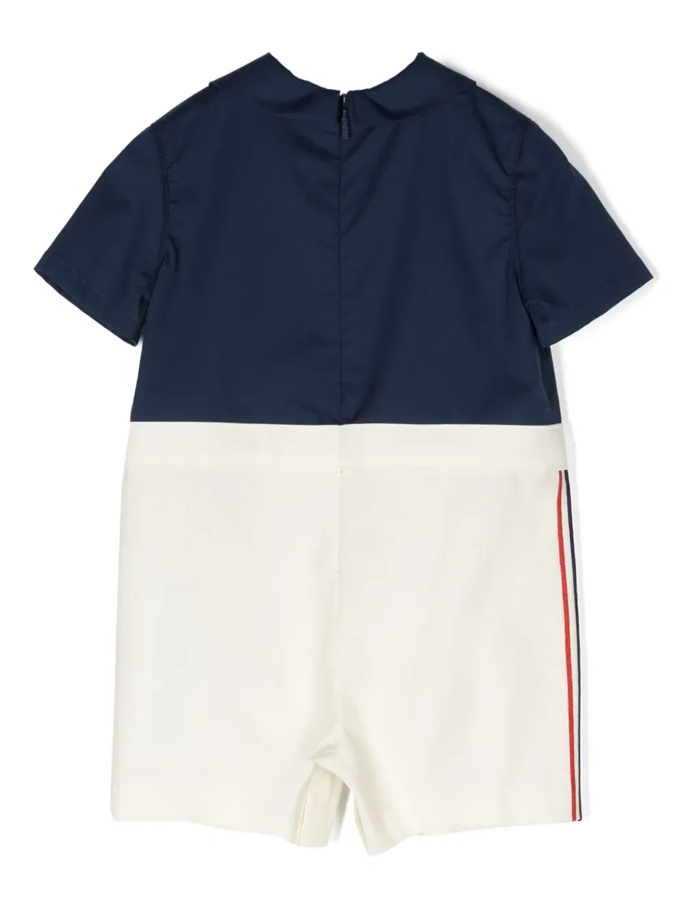 Короткие шорты с цветовыми блоками Gucci Kids, синий — фото 2