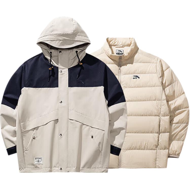 

Куртки и пальто из коллекции Sports Life для мужчин Anta, plain mist серый