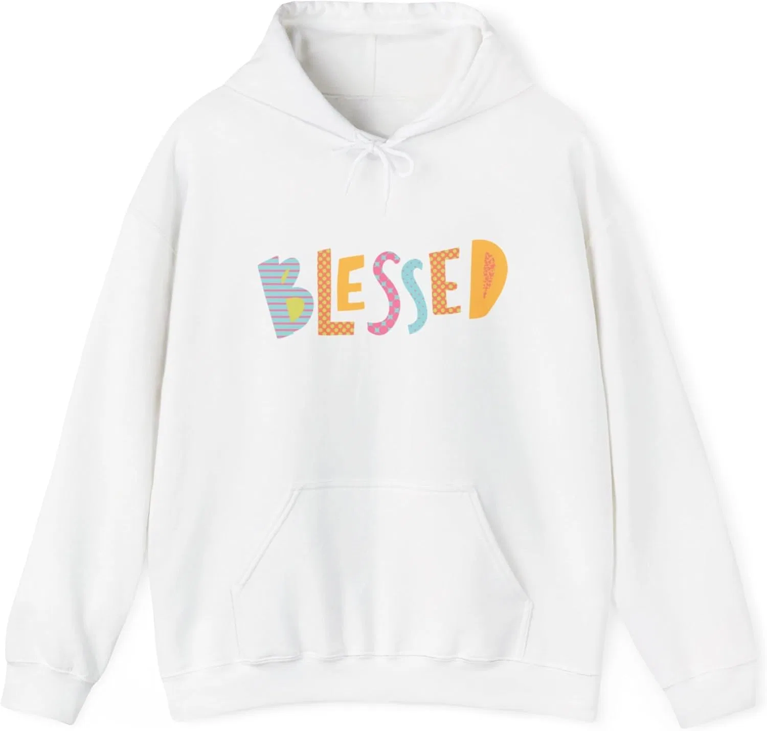 Толстовка с капюшоном Blessed GENERIC, белый