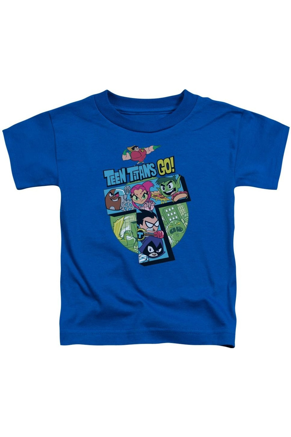 

Футболка Teen Titans Go с короткими рукавами для детей Gildan, синий