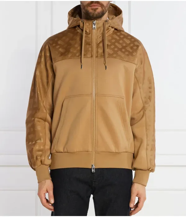 Стальная куртка regular fit Boss, коричневый