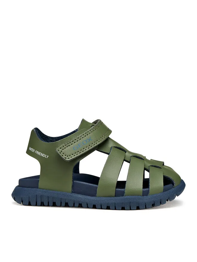 Geox Сандалии B Sandal Fusbetto Bo B556AA 000BC CF3F4 зеленые