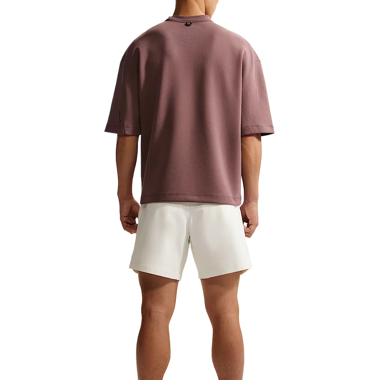 Футболка мужская Nike 24.7 ImpossiblySoft Dri-FIT Tutan Black Purple/Black/Bright Burgundy Red — фото 3
