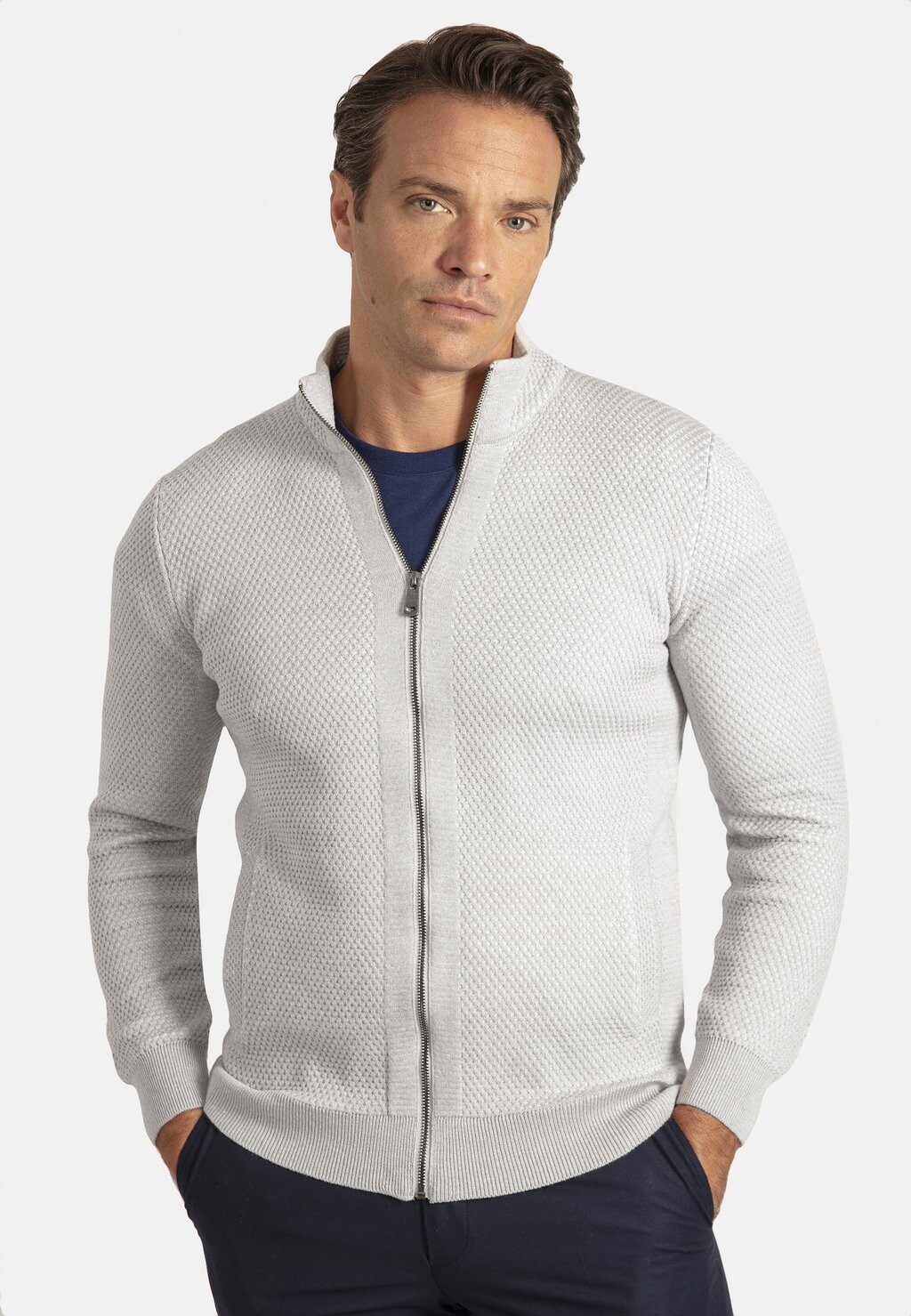 

Кардиган MODERN FIT MOLINE HEAVY TYPE Jacey Quinn, цвет grey ecru