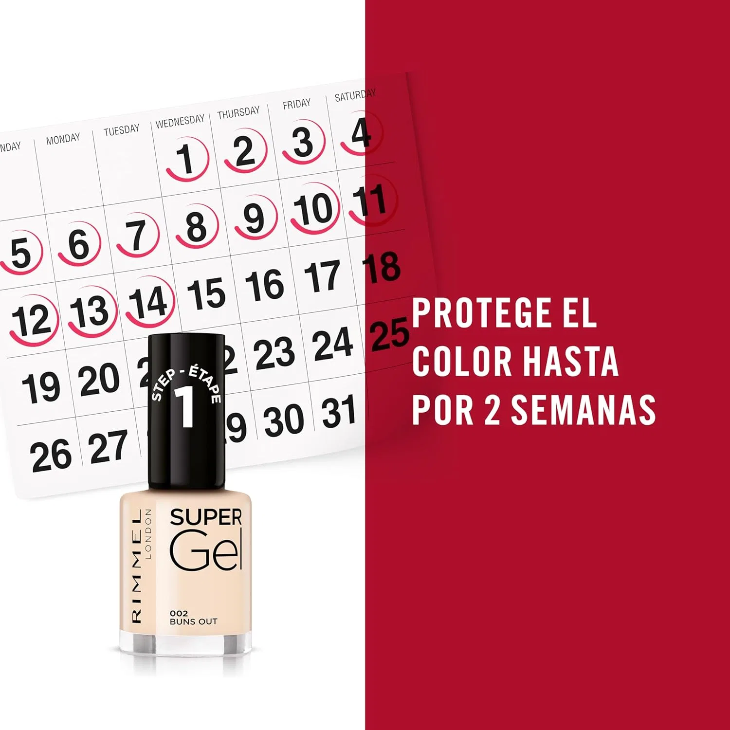 Стойкий лак для ногтей Rimmel Super Gel 107 Glazed Out, 12 мл Rimmel, 107 Glazed Out — фото 3