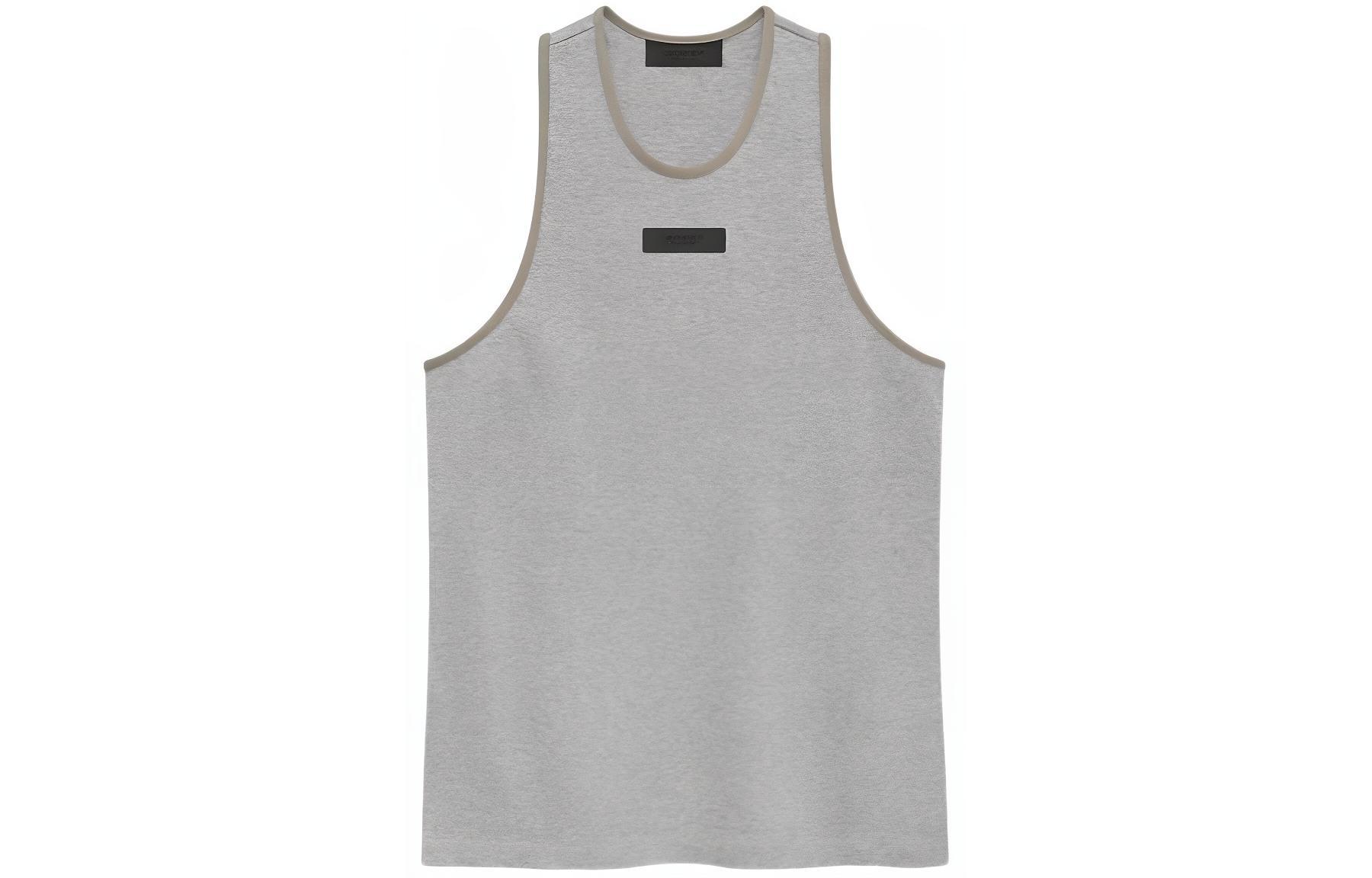 

Майка из плотного джерси Fear Of God Essentials, Light Heather Gray/Light Heather Grey