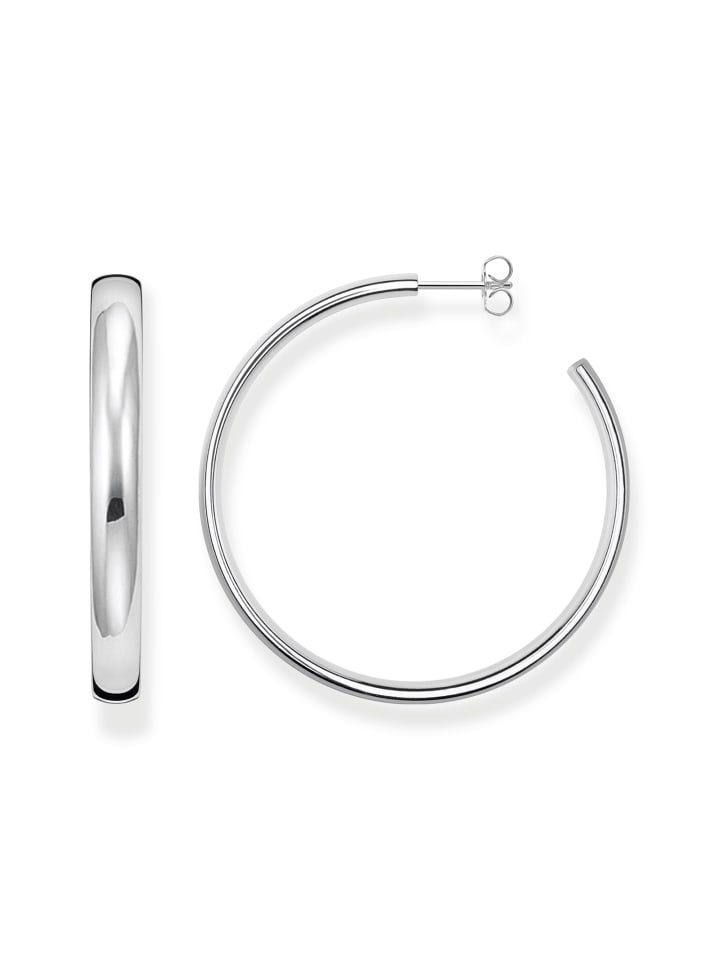 

Thomas Sabo Массивные большие серьги-кольца из серебра