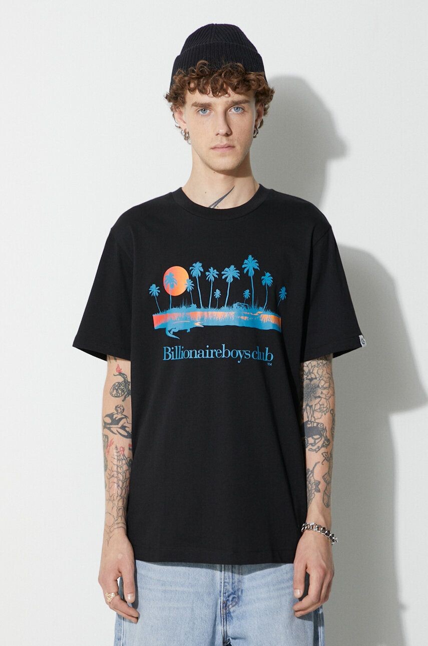 

Хлопковая футболка Billionaire Boys Club, черный