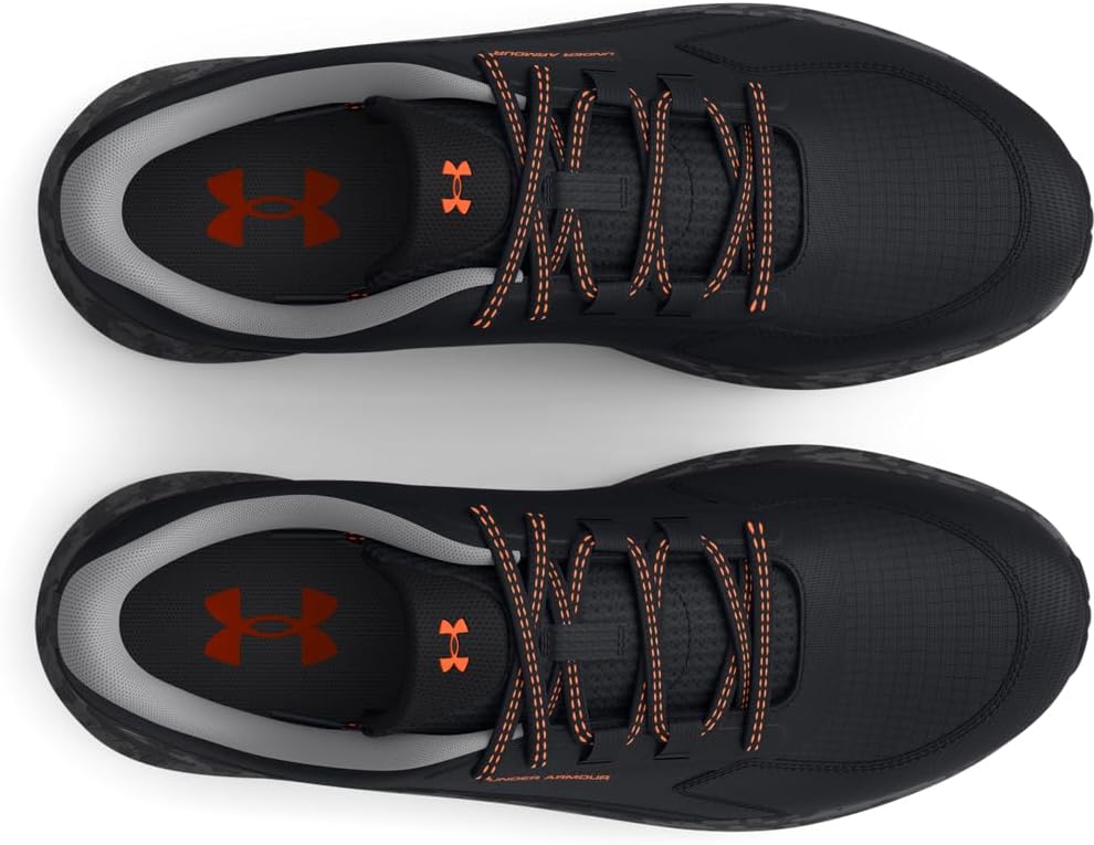 Under Armour мужские кроссовки Charged Bandit Trail 3, (001) Black/Black/Orange Blast — фото 4