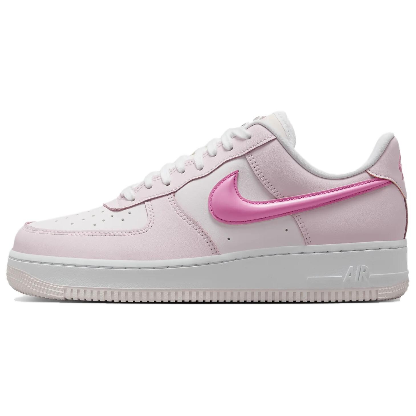 Кроссовки Air Force 1 '07 LX Pearl Pink Paw Print (женские), белые/розовые