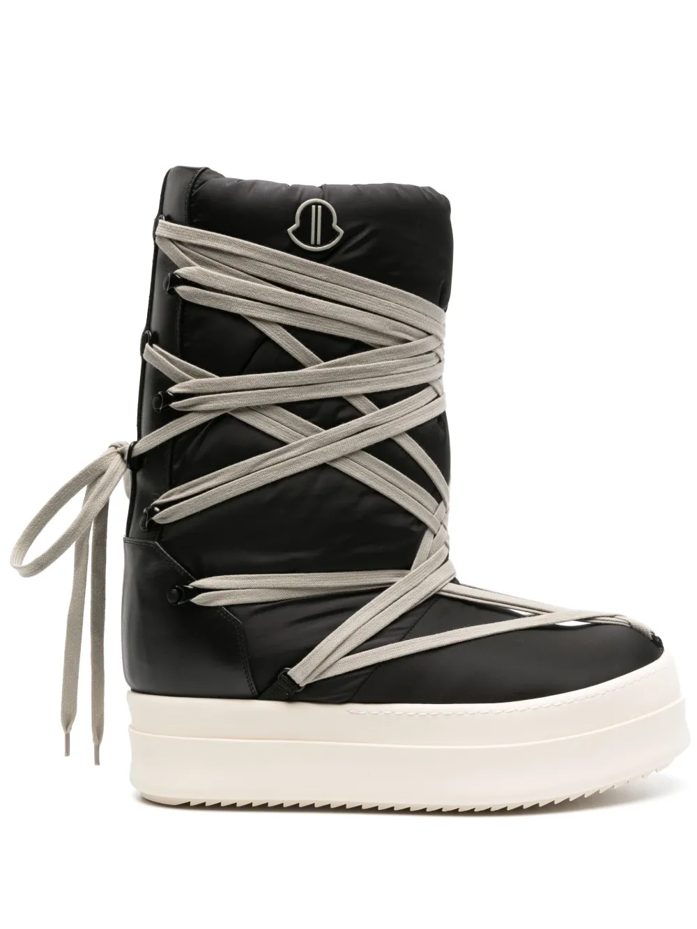 

Дутые сапоги Bigrocks Moncler + Rick Owens, черный