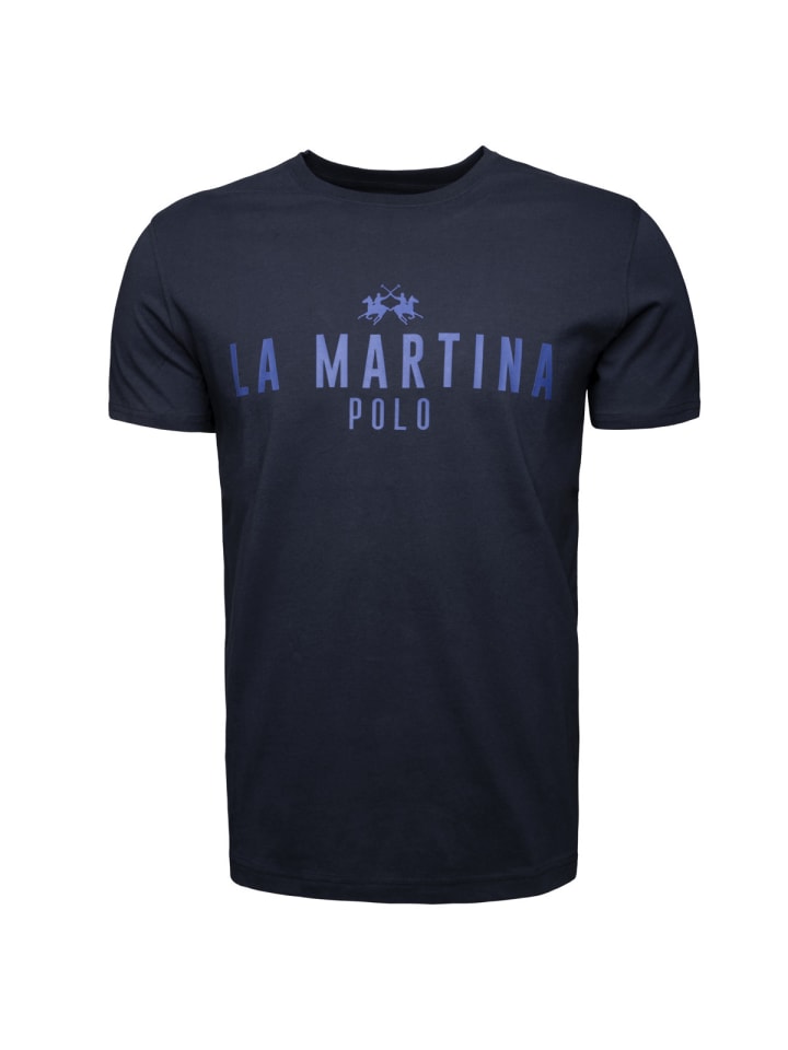 

Футболка La Martina, темно-синий