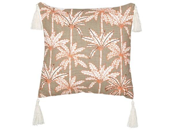 

Декоративная подушка Beliani MELOBESIA, 45x45x45 см цвет beige/pink/weiß