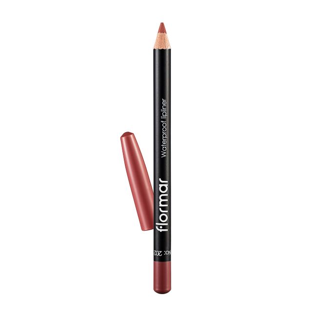 

Водостойкий карандаш для губ Flormar, цвет 202 soft pink brown, 1,14 гр