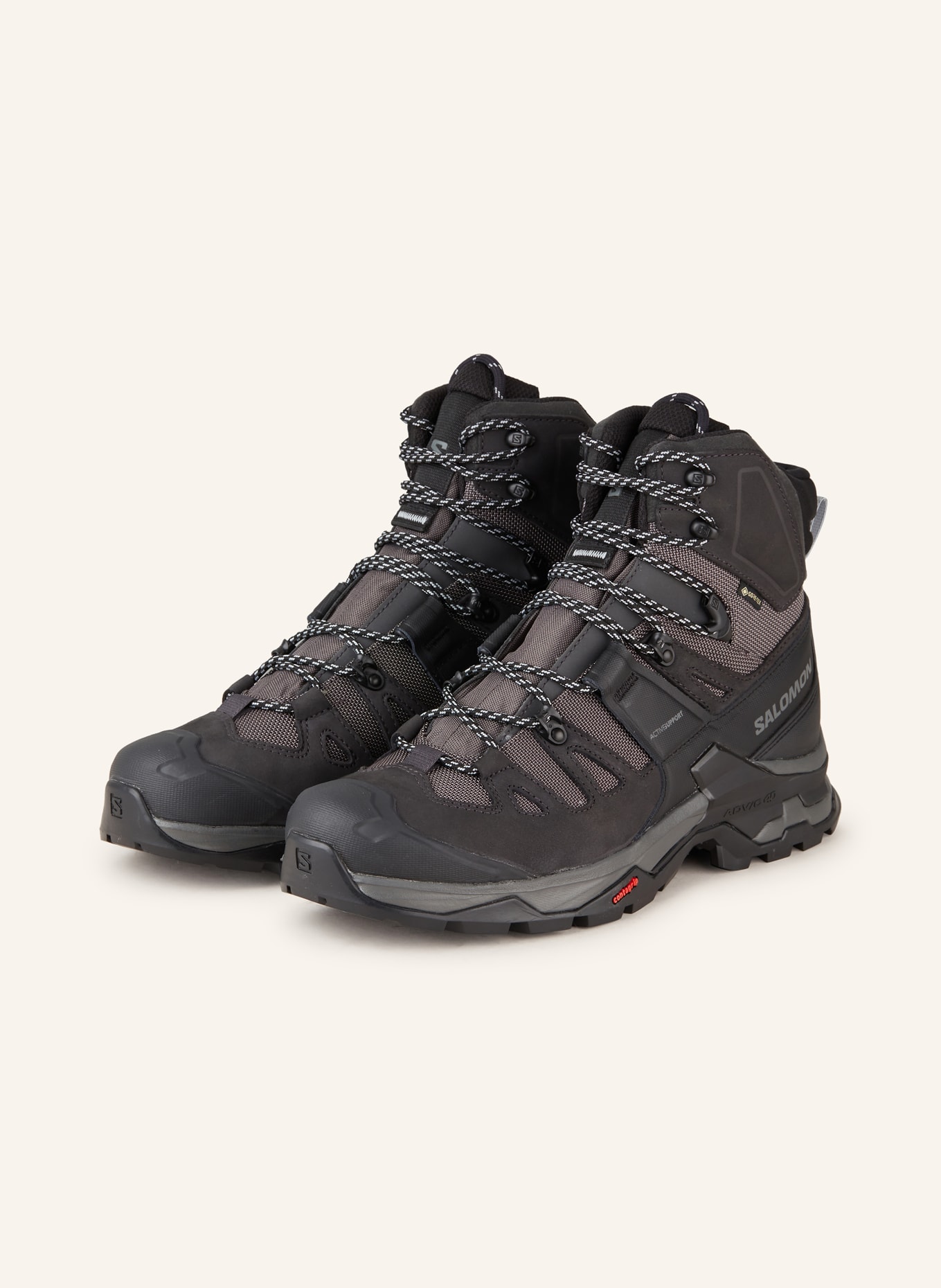 

Треккинговые ботинки quest 4 gtx SALOMON, черный/серый