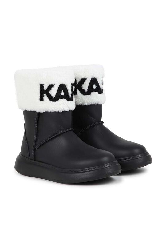 

Детская кожаная зимняя обувь Karl Lagerfeld, черный