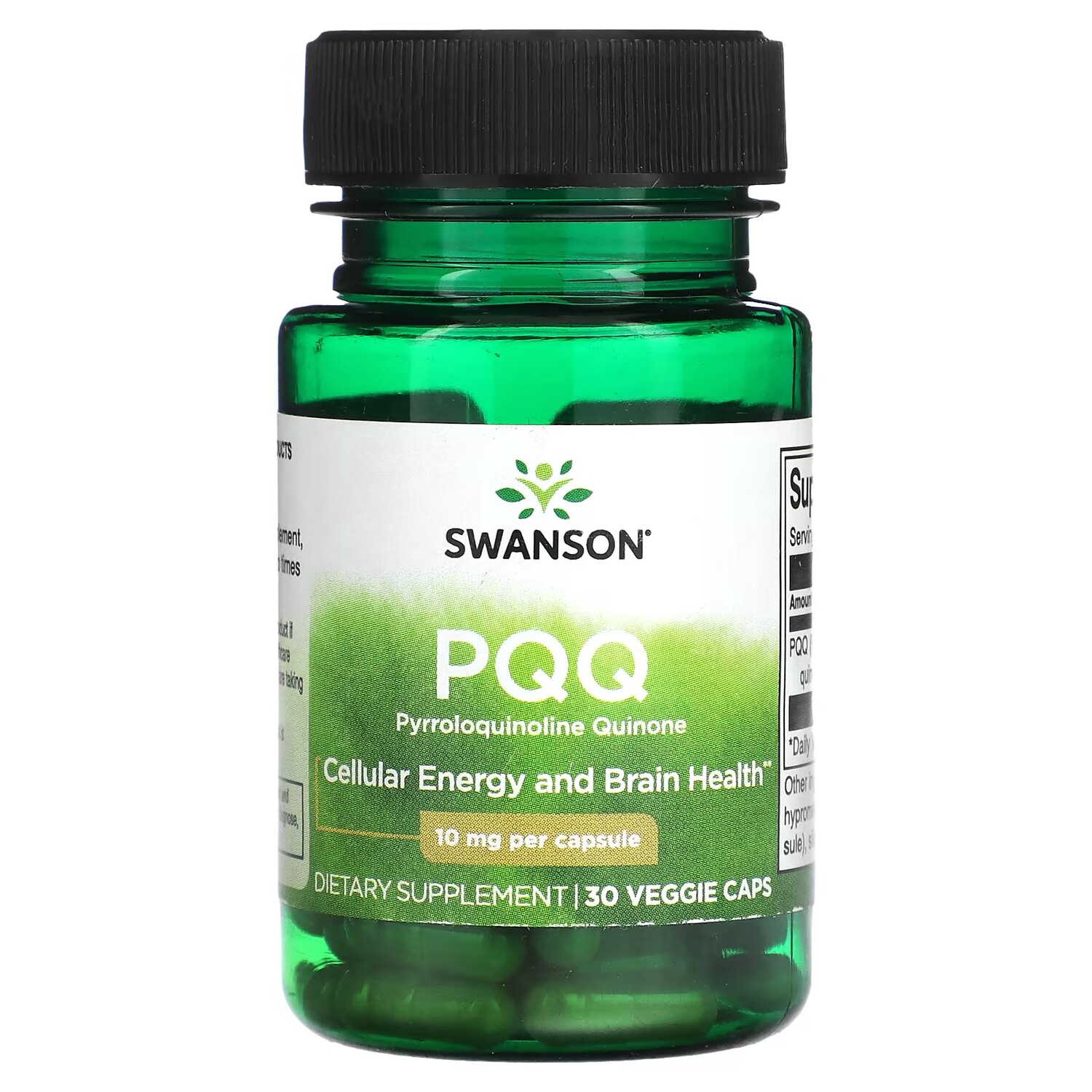 

Пищевая добавка Swanson PQQ 10 мг, 30 растительных капсул