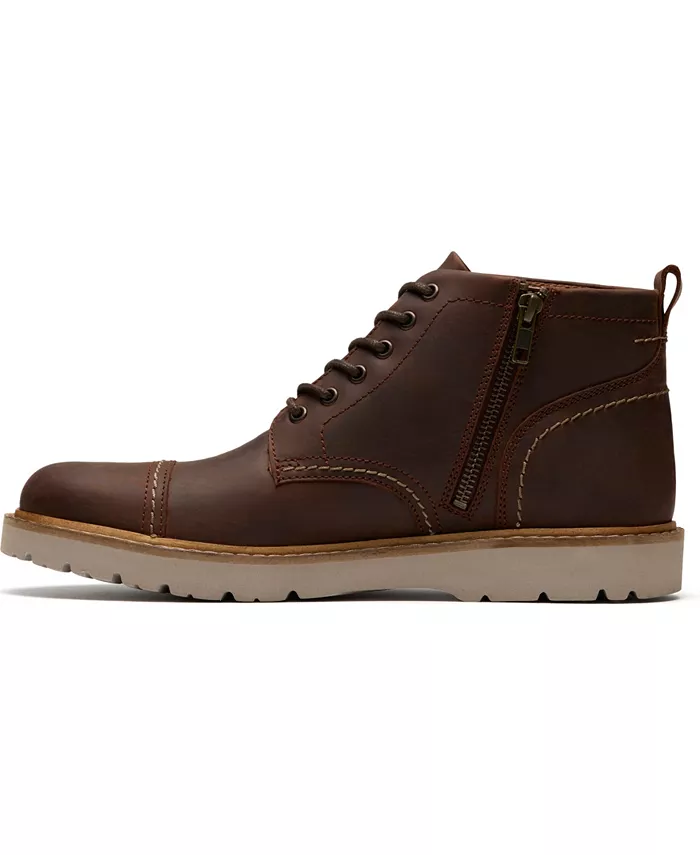 Мужская коллекция ботинок Weltridge Zip Clarks, загар/бежевый — фото 4