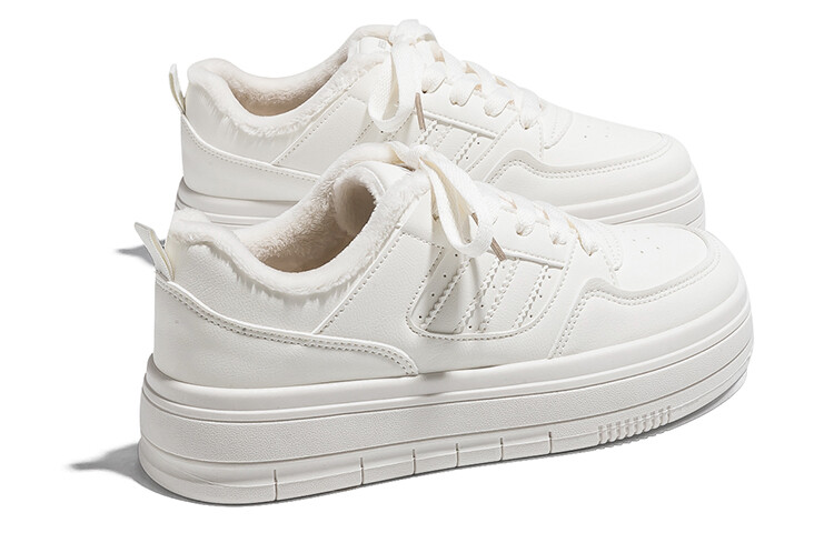 Кеды HUANQIU Skateboard Shoes Women's Low-Top White — фото 4