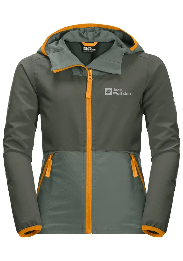 

Куртка Jack Wolfskin Softshell "TURBULENCE B", с капюшоном, зеленый