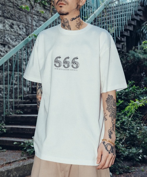 

Футболка, крой оверсайз, бренд Subciety, цвет белый