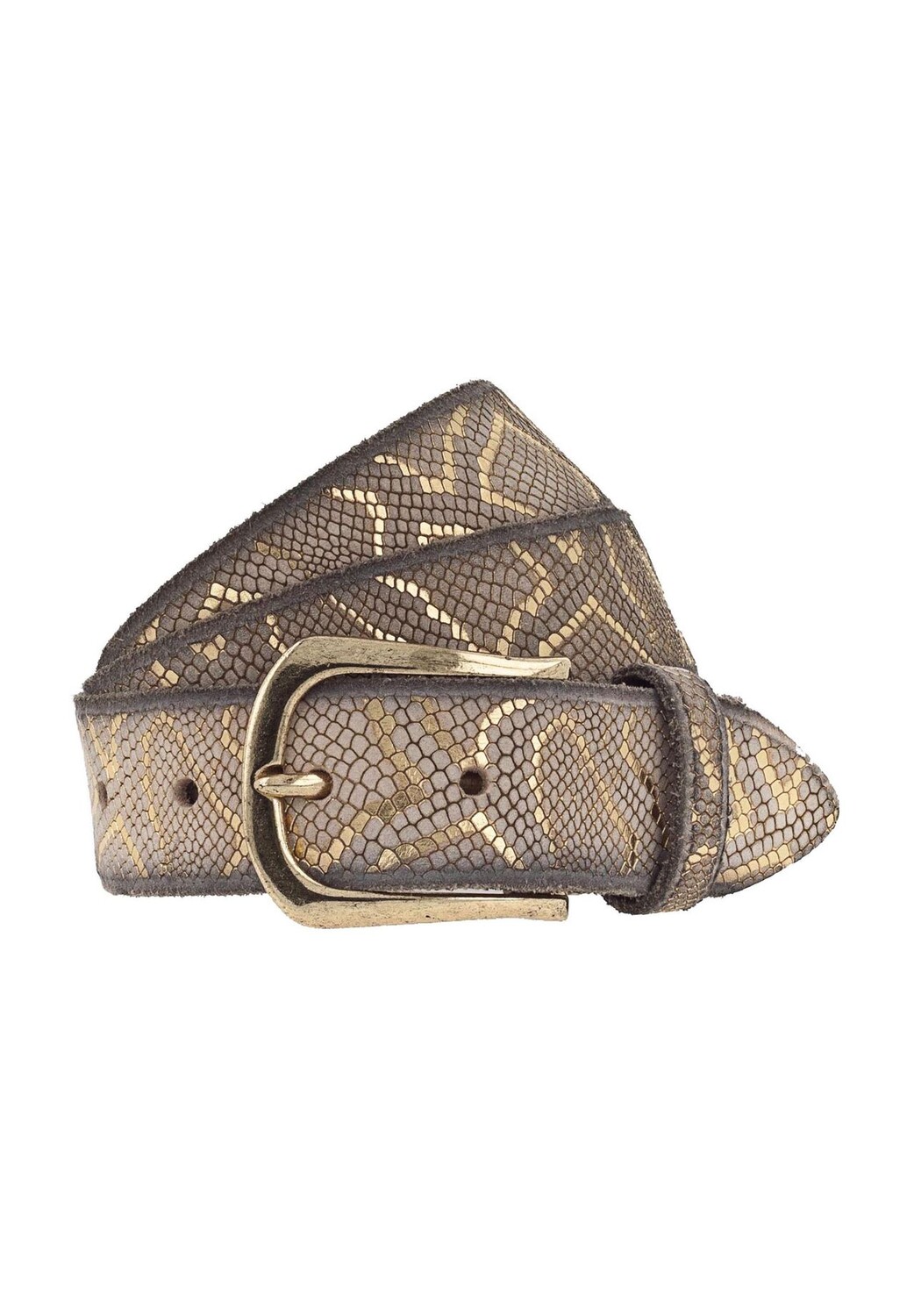 

Ремень Sabia кожаный B.BELT, цвет Vanille Goldmetallic