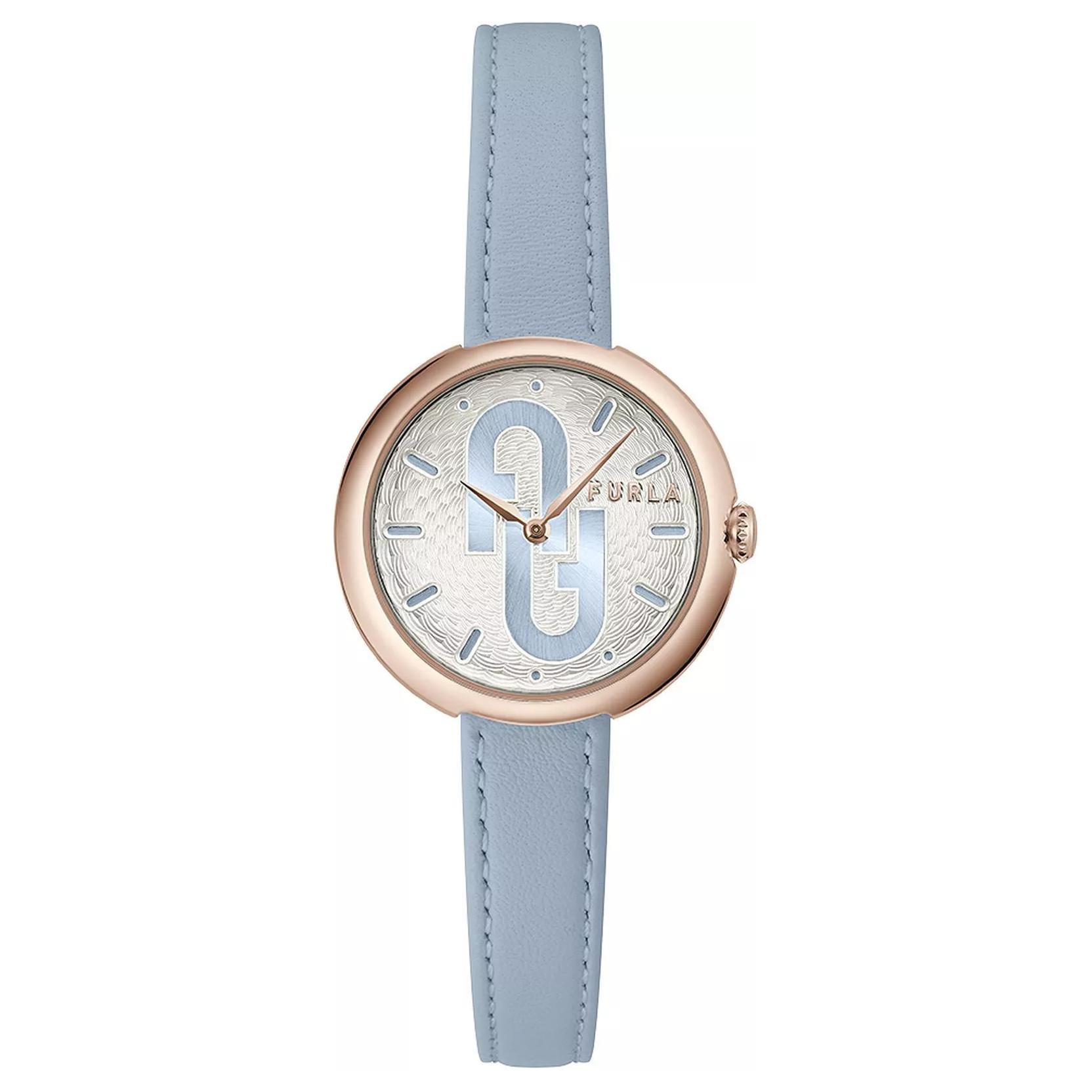 

Furla Часы Cosy Collection Wrist Watch Quartz Movement Genuine Leather Strap 32mm Gray Dial Women's Watch, Gray Dial