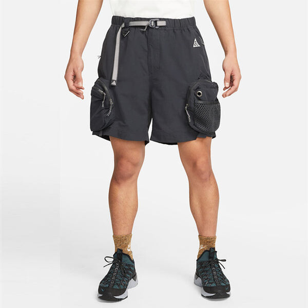 Шорты acg snowgrass solid color cargo pocket shorts black Nike, мультиколор — фото 4