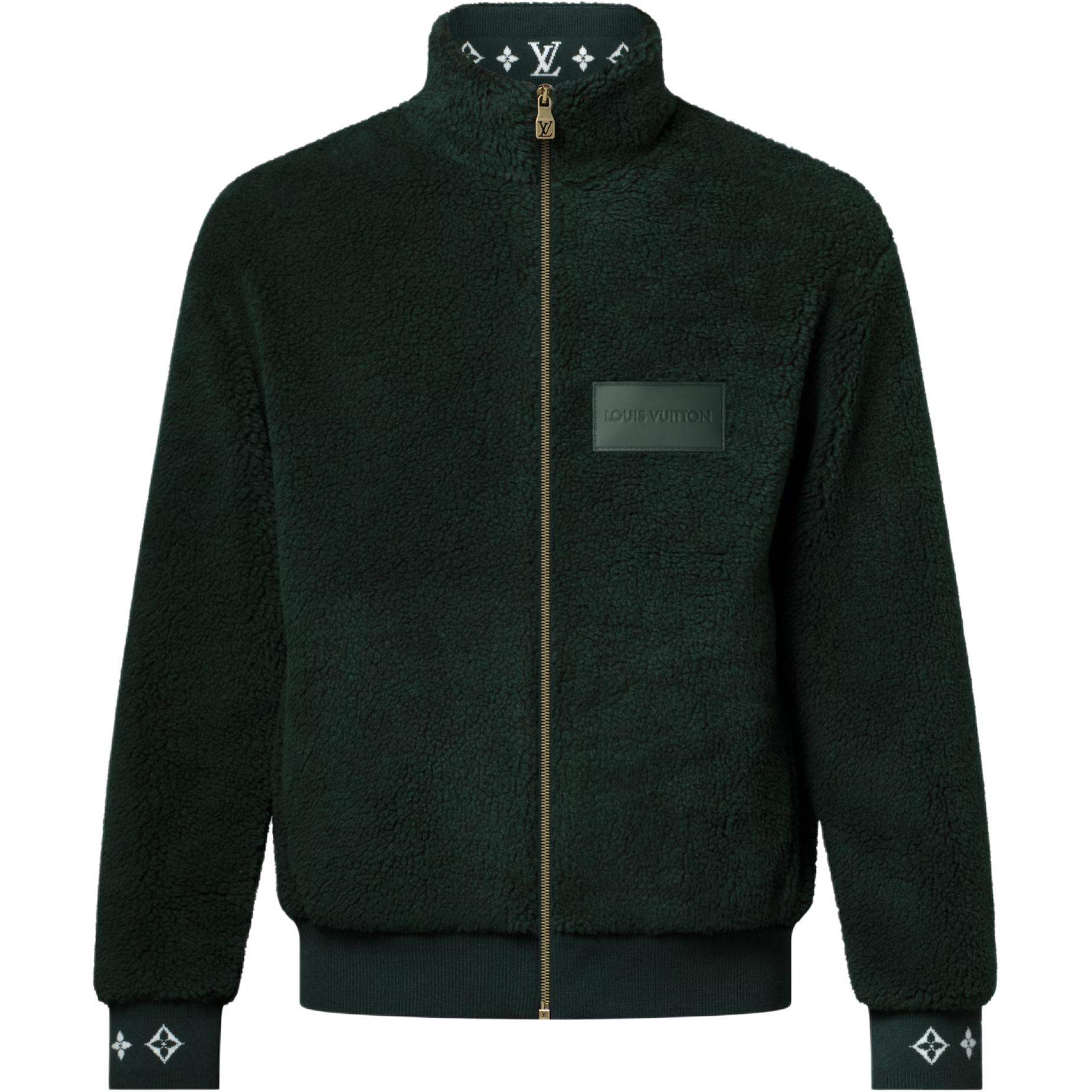 

Куртка SS26 с бархатистой текстурой мужское LOUIS VUITTON, зеленый