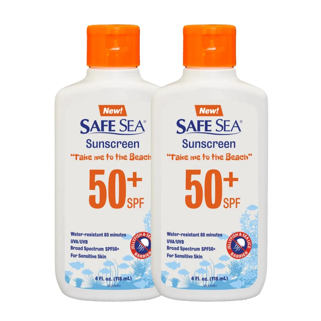Солнцезащитный крем Safe Sea SPF50 от медуз 120 мл (2 шт.) Safe Sea