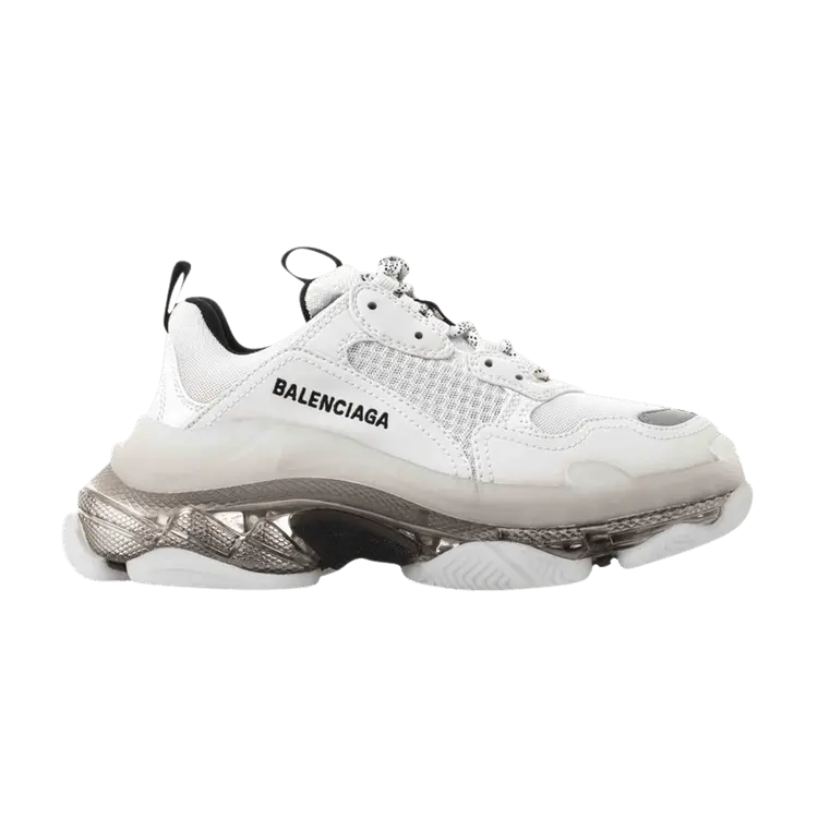 Кроссовки Balenciaga Balenciaga Wmns Triple S Sneaker 'Clear Sole - White Grey', белый