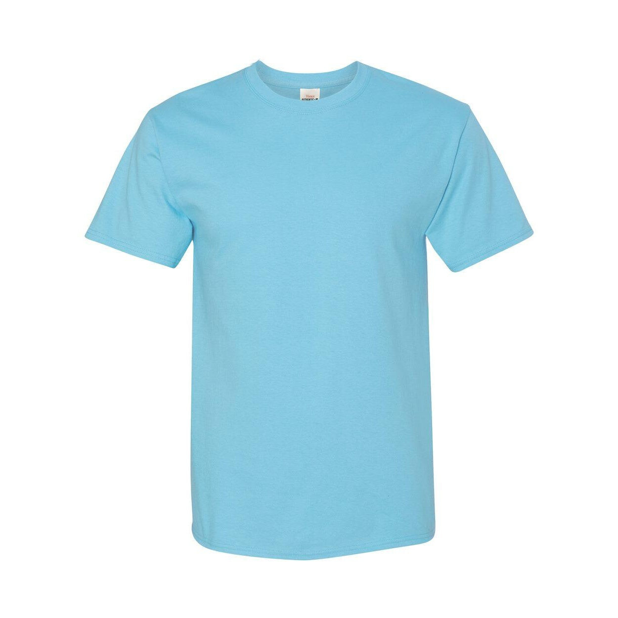 

Аутентичная футболка Hanes, цвет Blue Horizon