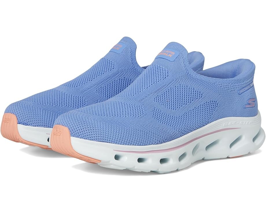 

Кроссовки SKECHERS Performance Go Walk Glide Step 2.0 Annette Hands Free Slip-Ins, цвет Blue/Multi