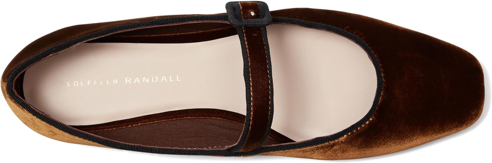 Балетки Loeffler Randall Women's Ginger Mary Jane Flat, Dark Brown — фото 2