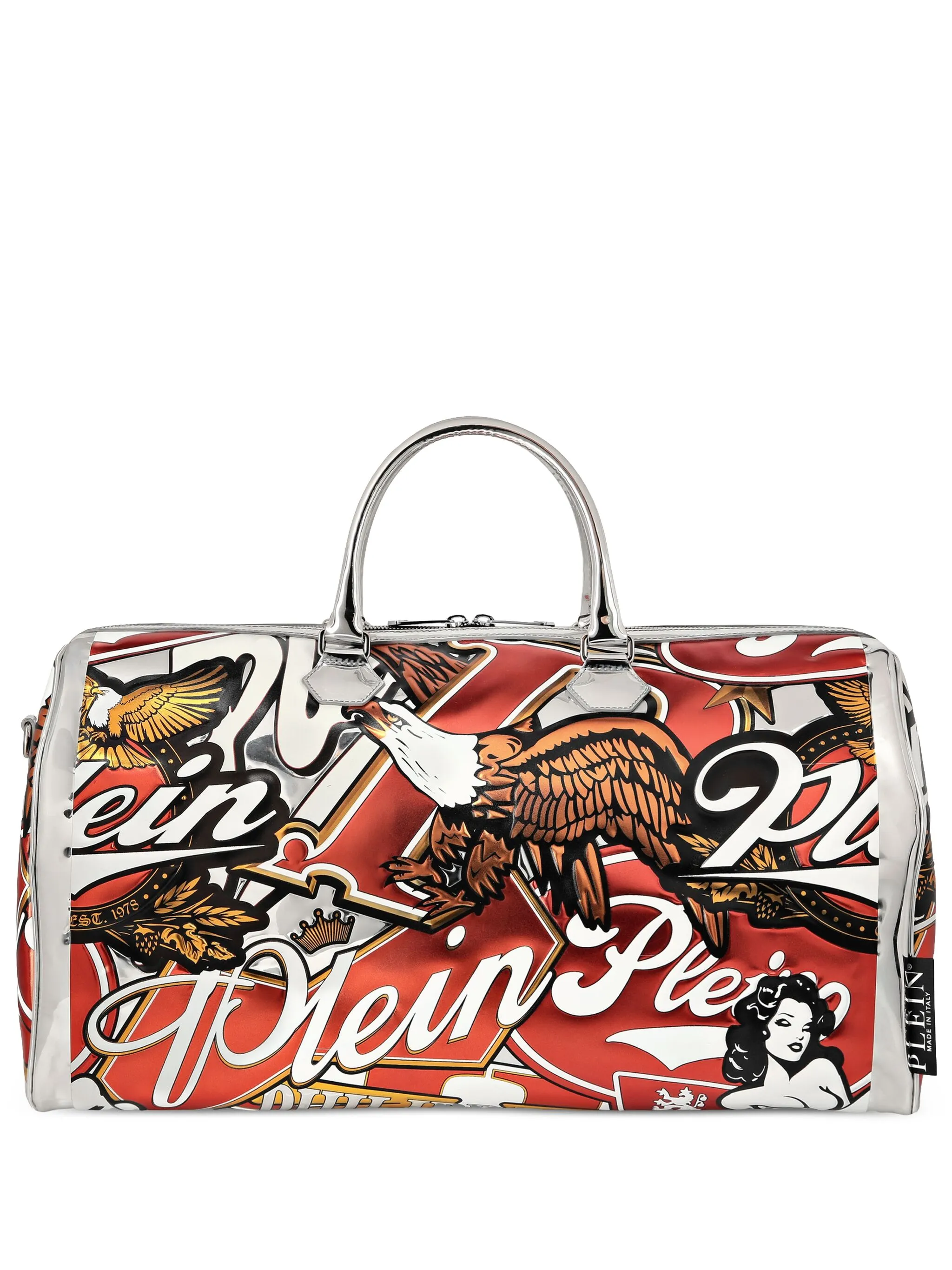 

Дорожная сумка с принтом Philipp Plein, мультиколор