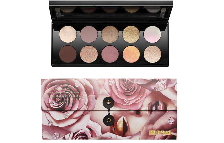 

PAT McGRATH LABS Madonna 10 цветов теней для век легко растушевываются маскирующие сиреневый зеленый розовый с розовым оттенком