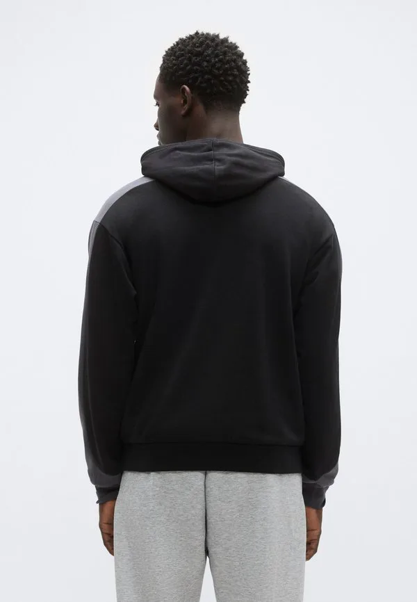 Толстовка с капюшоном в университетском стиле Adidas Sportswear, Black/Grey Six — фото 3