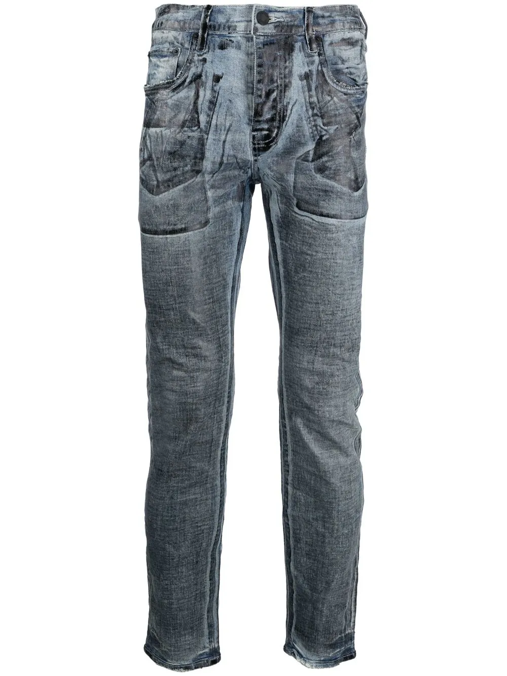 

Джинсы скинни X-Ray с заниженной талией Purple Brand, синий