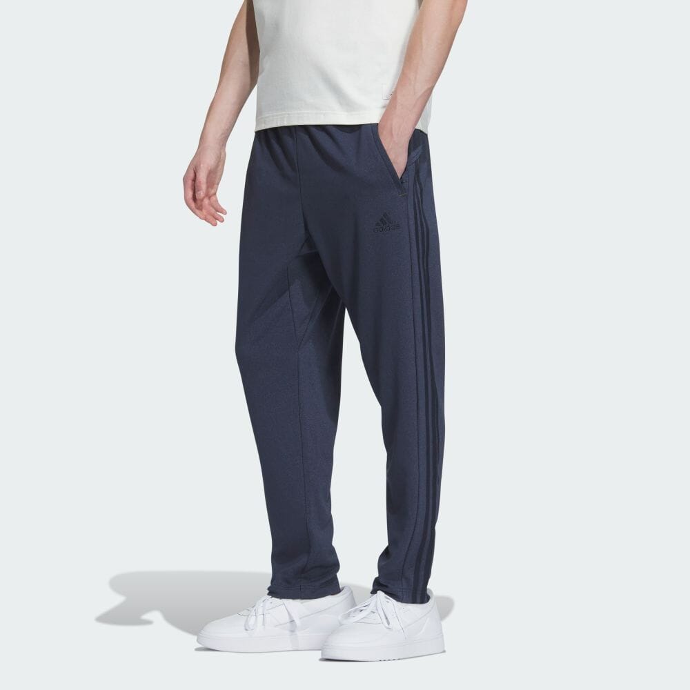 

Брюки Adidas 24/7 Regular Fit AEROREADY Denim Double Knit Straight Leg Full Length Pants, цвет Legend Ink