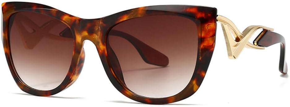 

Модные солнцезащитные очки класса люкс «кошачий глаз» для женщин и мужчин, современные женские солнцезащитные очки с металлическими дужками, защита от ультрафиолета UV400 TYUVIVO, Demi