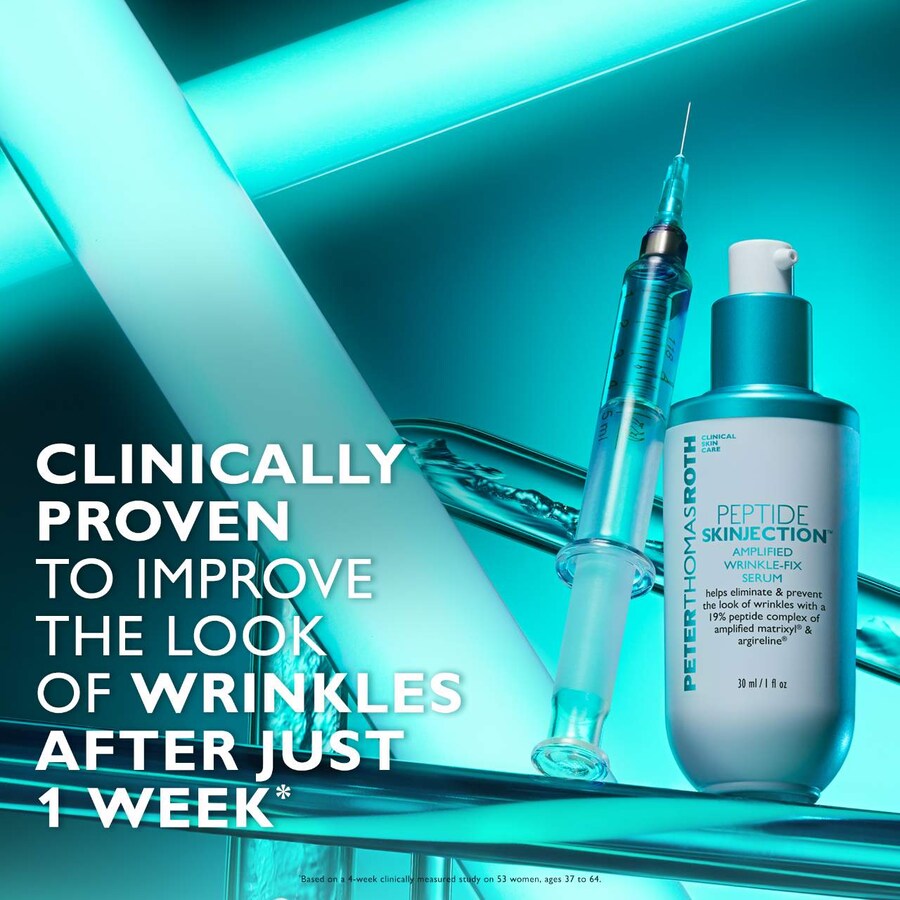 Сыворотка Peter Thomas Roth — Для разглаживания морщин Peptide Skinjection Amplified Wrinkle-Fix Refillable Serum, 30 мл — фото 3