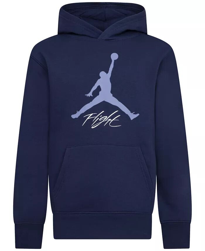 

Пуловер с капюшоном Big Boys Jumpman Baseline Jordan, синий