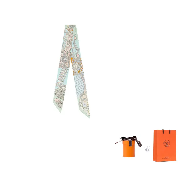 

HERMES Шёлковый шарф, Light Green