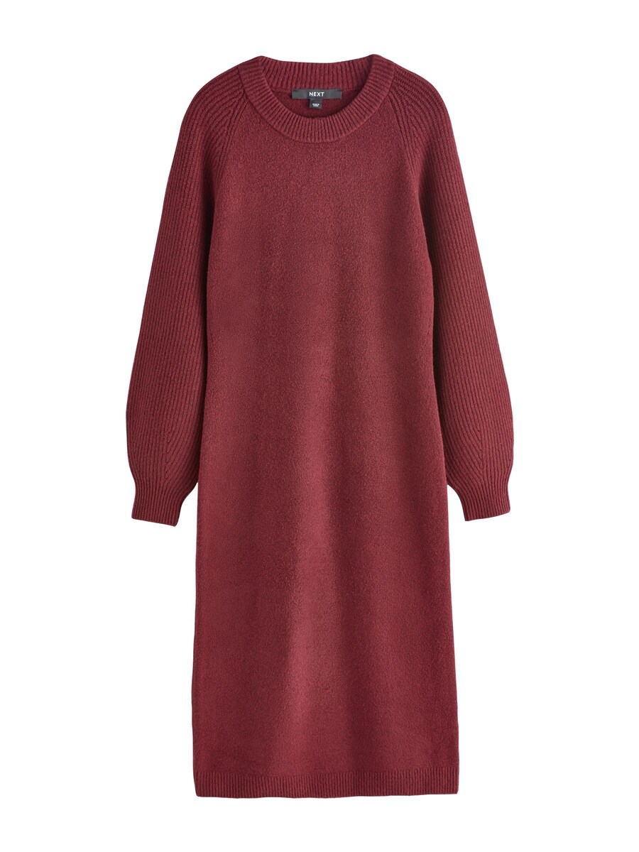 

Вязаное платье Next, бордовый